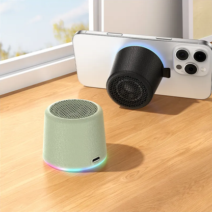 Altavoz Portátil Bluetooth HOCO HC49 Mini Magnético, 8W, TWS, Verde