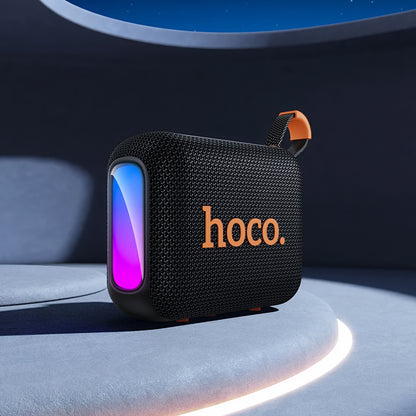 Altavoz Portátil Bluetooth HOCO HC31, 10W, TWS, RGB, Impermeable, Negro