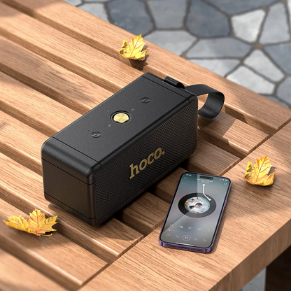 Altavoz portátil Bluetooth HOCO HT1 Max, 2 x 20W, TWS, Negro