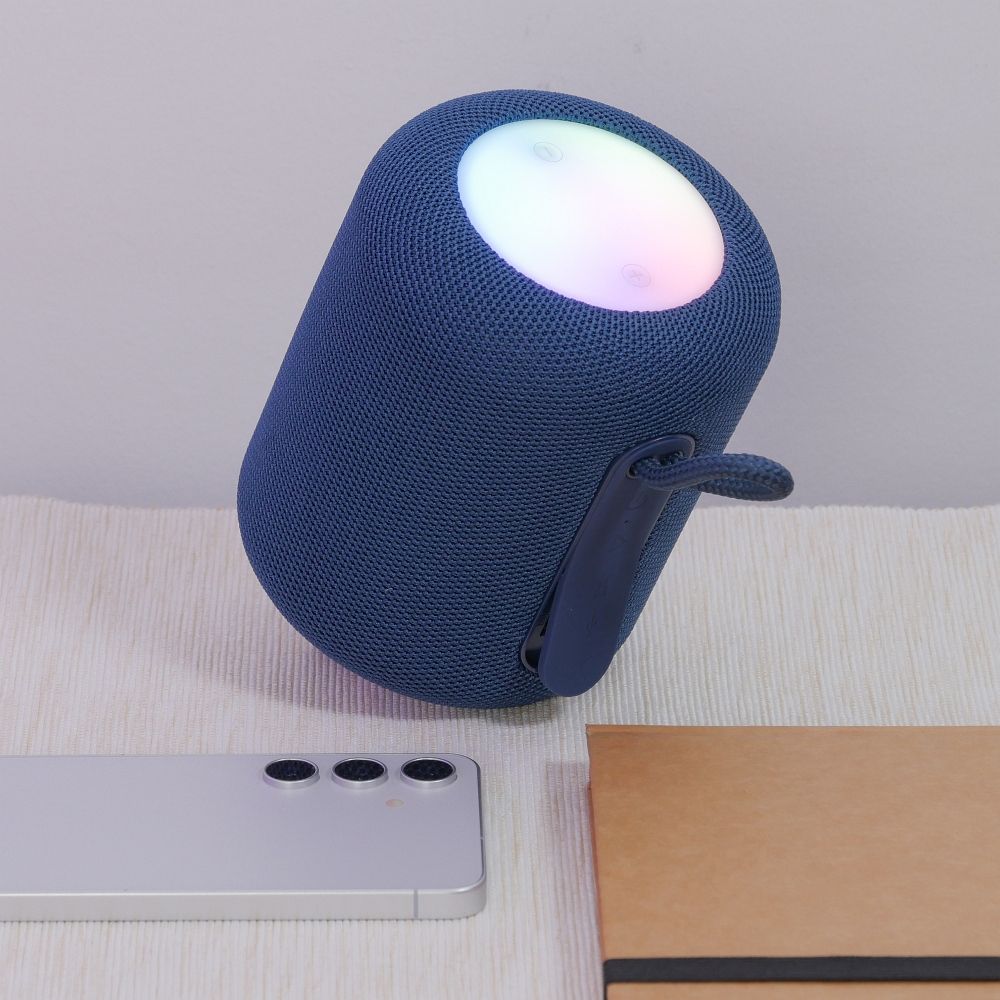 Altavoz Portátil Bluetooth HOCO HC30, 5W, TWS, RGB, Azul