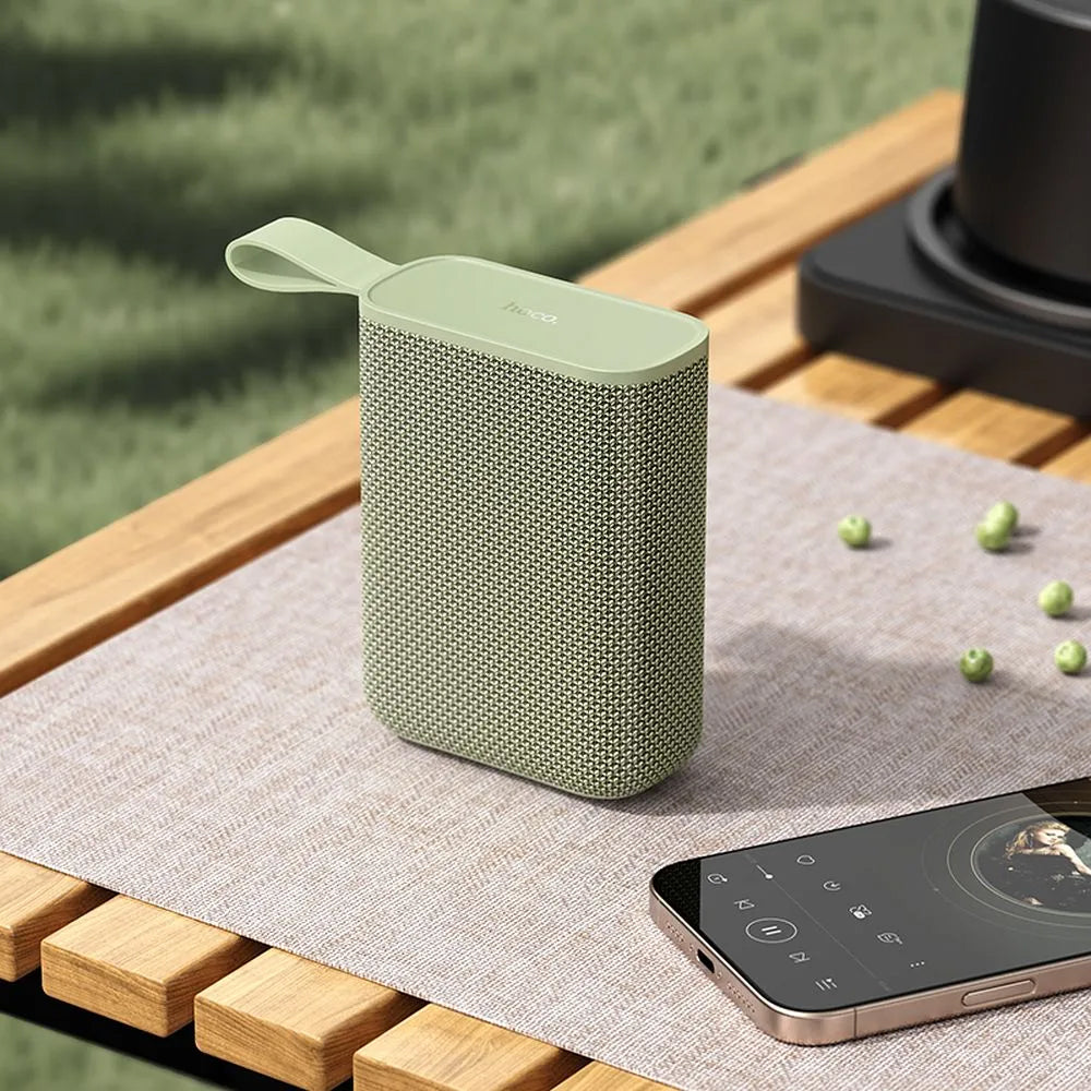 Altavoz Portátil Bluetooth HOCO HC34, 5W, TWS, Impermeable, Verde