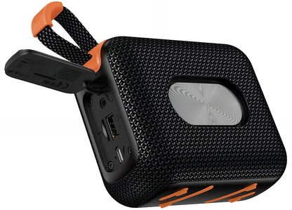 Altavoz Portátil Bluetooth HOCO HC31, 10W, TWS, RGB, Impermeable, Negro
