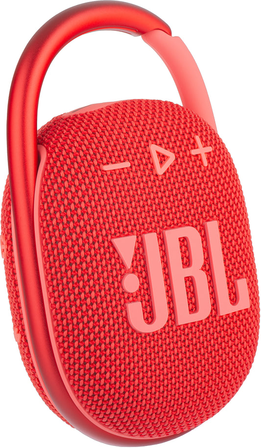 Altavoz portátil Bluetooth JBL Clip 4, 5 W, sonido profesional, resistente al agua, rosa, reacondicionado JBLCLIP4RED