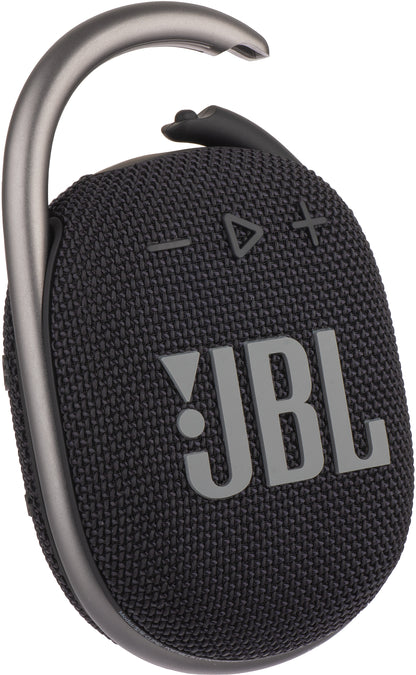 Altavoz Bluetooth Portátil JBL Clip 4, 5W, Sonido Pro, Impermeable, Negro JBLCLIP4BLK