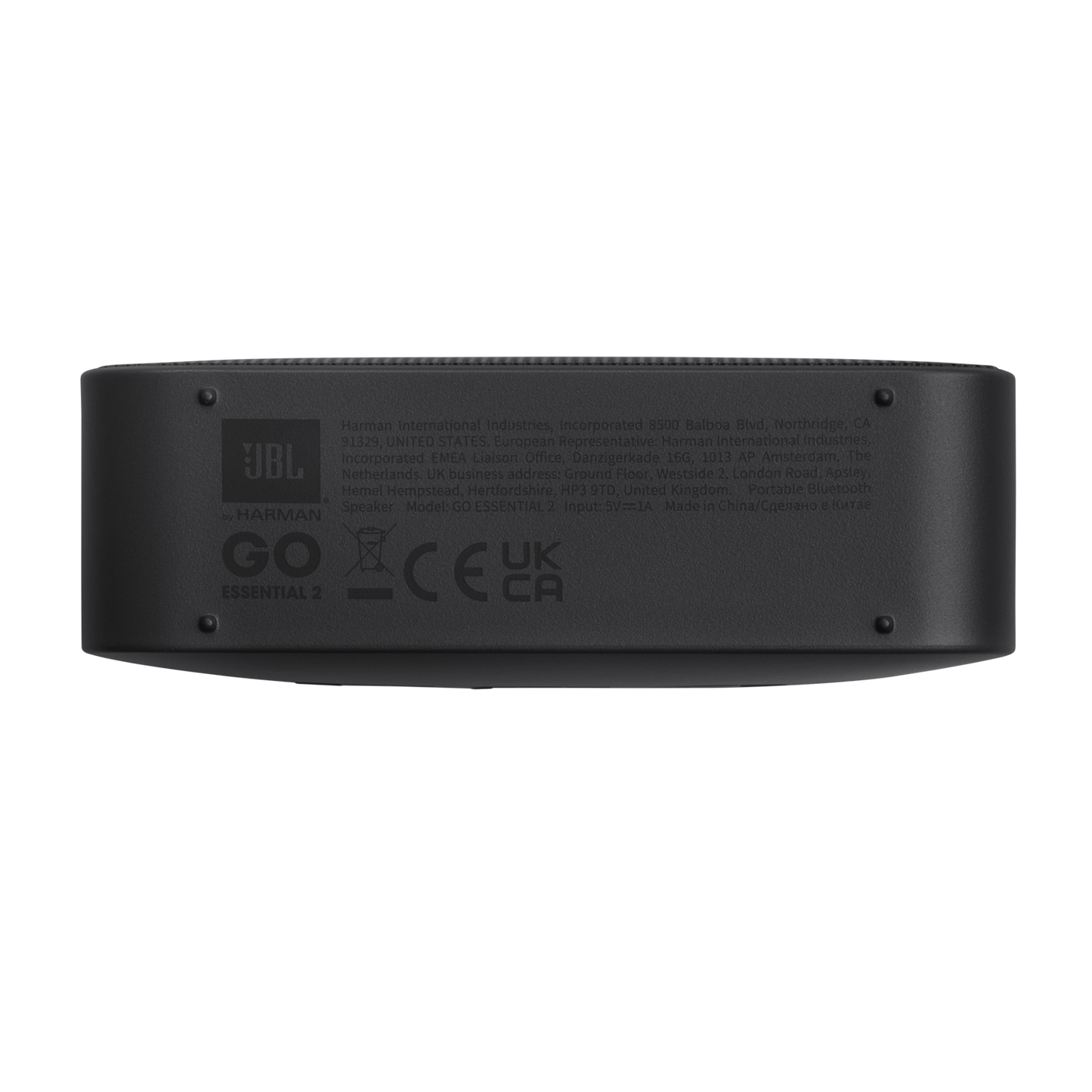 Altavoz Portátil Bluetooth JBL Go Essential 2, 3.1W, Pro Sound, Impermeable, Negro JBLGOES2BLKCN