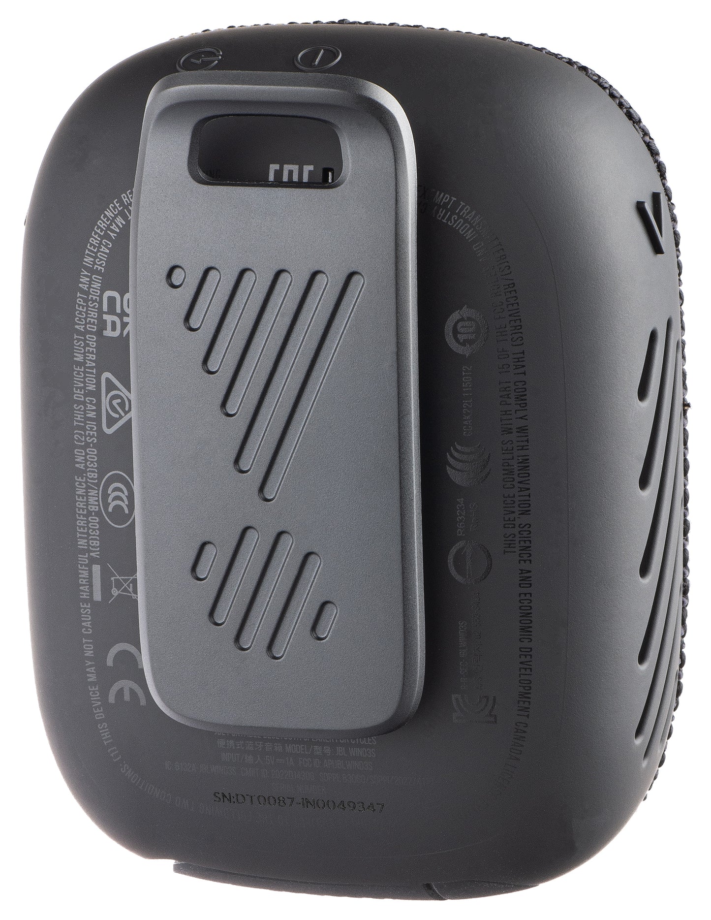 Altavoz Portátil Bluetooth JBL Wind 3, 5W, Impermeable, Negro JBLWIND3