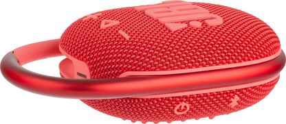 Altavoz Bluetooth Portátil JBL Clip 4, 5W, Sonido Pro, Impermeable, Rosa JBLCLIP4RED