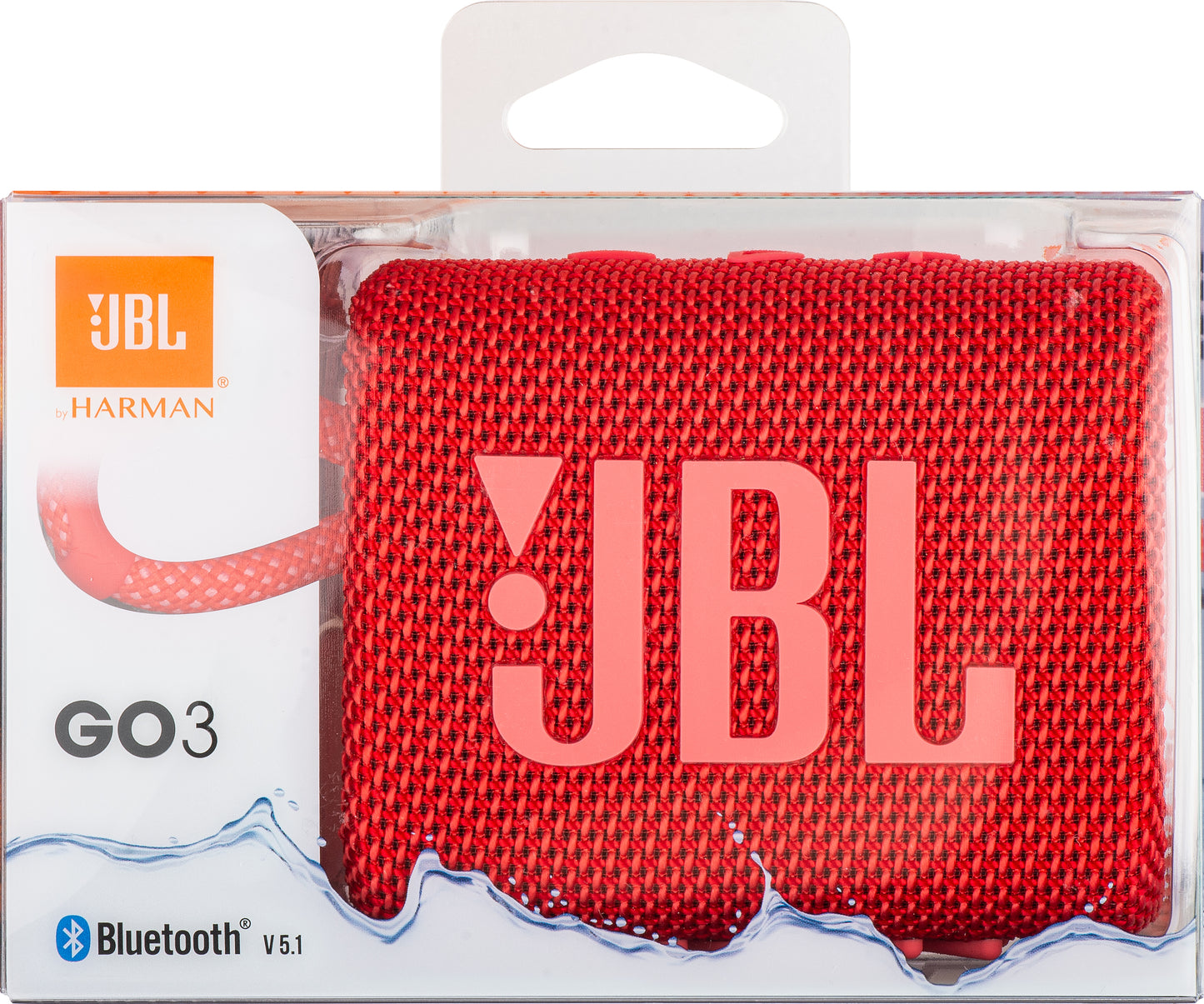 Altavoz Bluetooth portátil JBL GO 3, 4,2 W, sonido profesional, resistente al agua, rosa JBLGO3RED