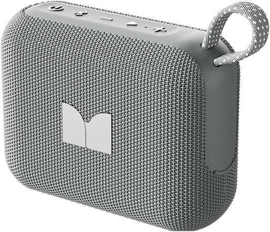 Altavoz portátil Bluetooth Monster Cube 1, 12W, TWS, impermeable, gris