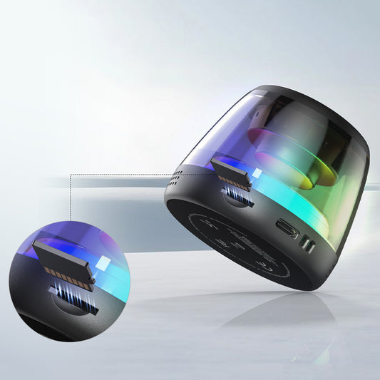 Altavoz Portátil Bluetooth Monster Mag Flux, 5W, TWS, RGB, Negro