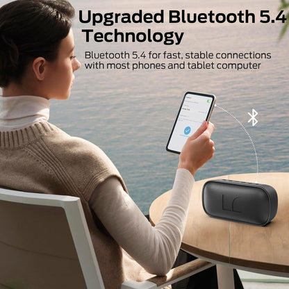 Altavoz portátil Bluetooth Monster S150, 14W, TWS, RGB, impermeable, negro
