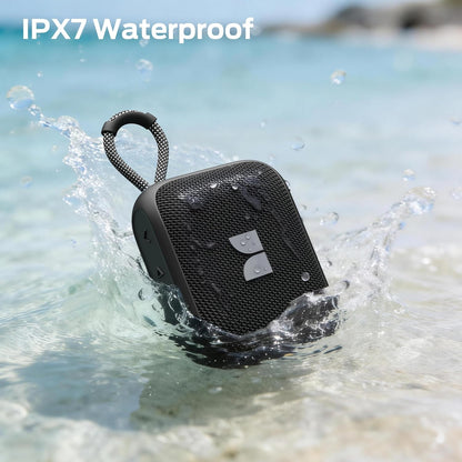 Altavoz portátil Bluetooth Monster S520, 5W, TWS, RGB, impermeable, negro