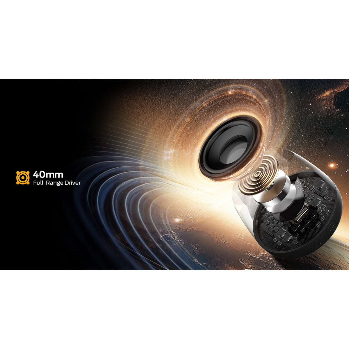 Altavoz Portátil Bluetooth Monster Mag Flux, 5W, TWS, RGB, Negro