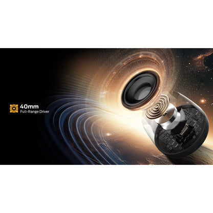 Altavoz Portátil Bluetooth Monster Mag Flux, 5W, TWS, RGB, Negro
