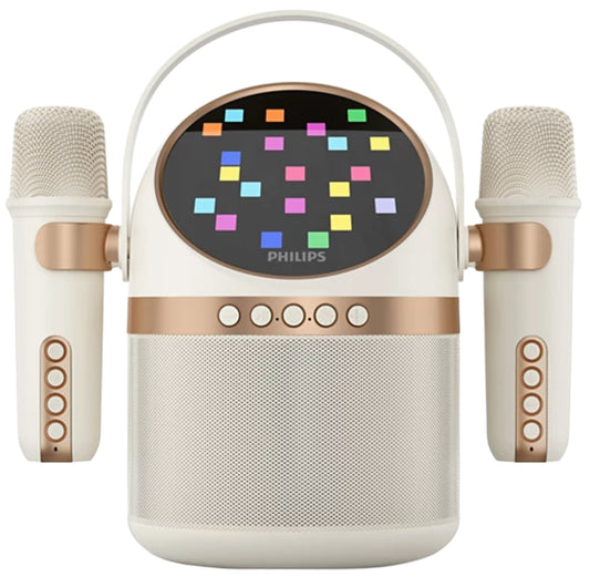 Altavoz Portátil Bluetooth Philips, 10W, Karaoke, Beige TAS2509WT/00