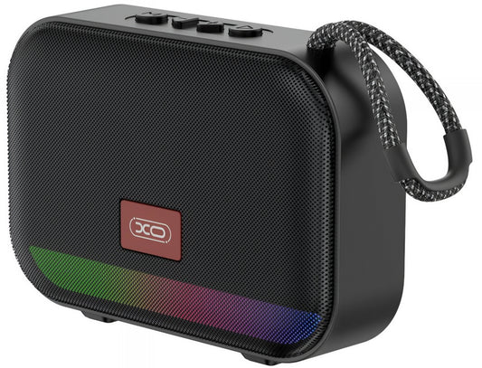 Altavoz Portátil Bluetooth XO Design F66, 5W, RGB, Negro