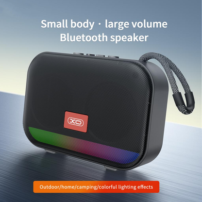 Altavoz Portátil Bluetooth XO Design F66, 5W, RGB, Negro