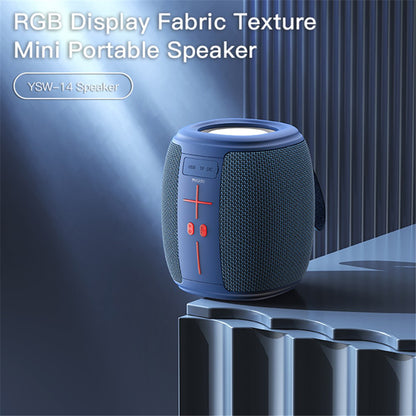 Altavoz Portátil Bluetooth Yesido YSW14, 5W, RGB, Azul