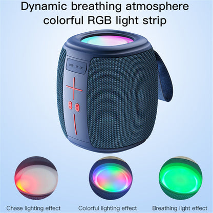 Altavoz Portátil Bluetooth Yesido YSW14, 5W, RGB, Azul