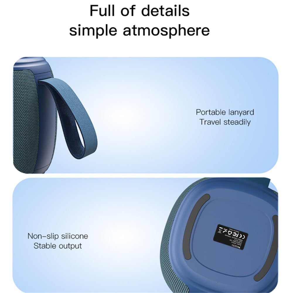 Yesido YSW14 Portable Bluetooth Speaker, 5W, RGB, Blue