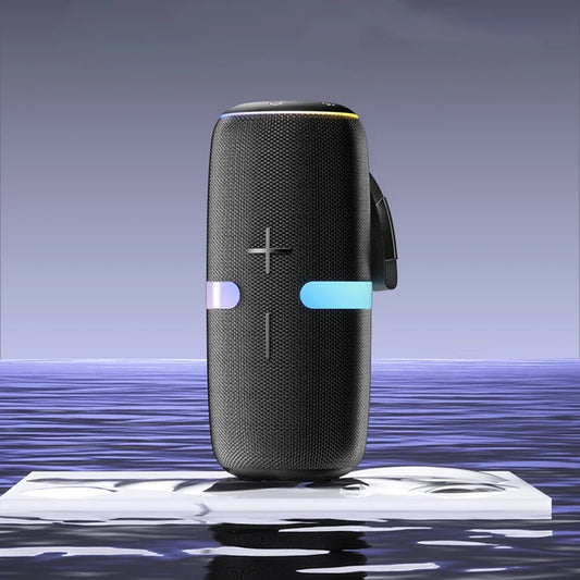 Altavoz Portátil Bluetooth Yesido YSW22, 30W, RGB, Impermeable, Negro