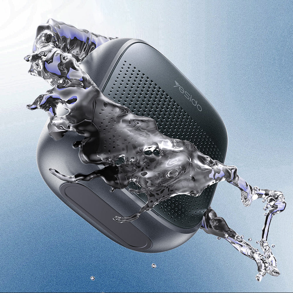 Altavoz Portátil Bluetooth Yesido YSW24, 5W, Impermeable, Negro