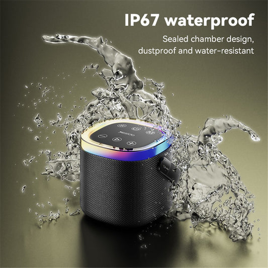 Altavoz Portátil Bluetooth Yesido YSW25, 5W, RGB, Negro