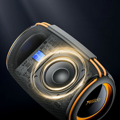 Altavoz Portátil Bluetooth Yesido YSW39, 20W, TWS, RGB, Negro