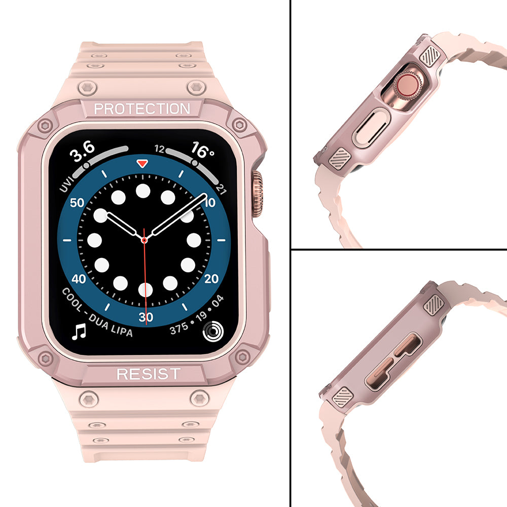 Funda blindada OEM para Apple Watch Series 41mm / 40mm / 38mm, Rosa