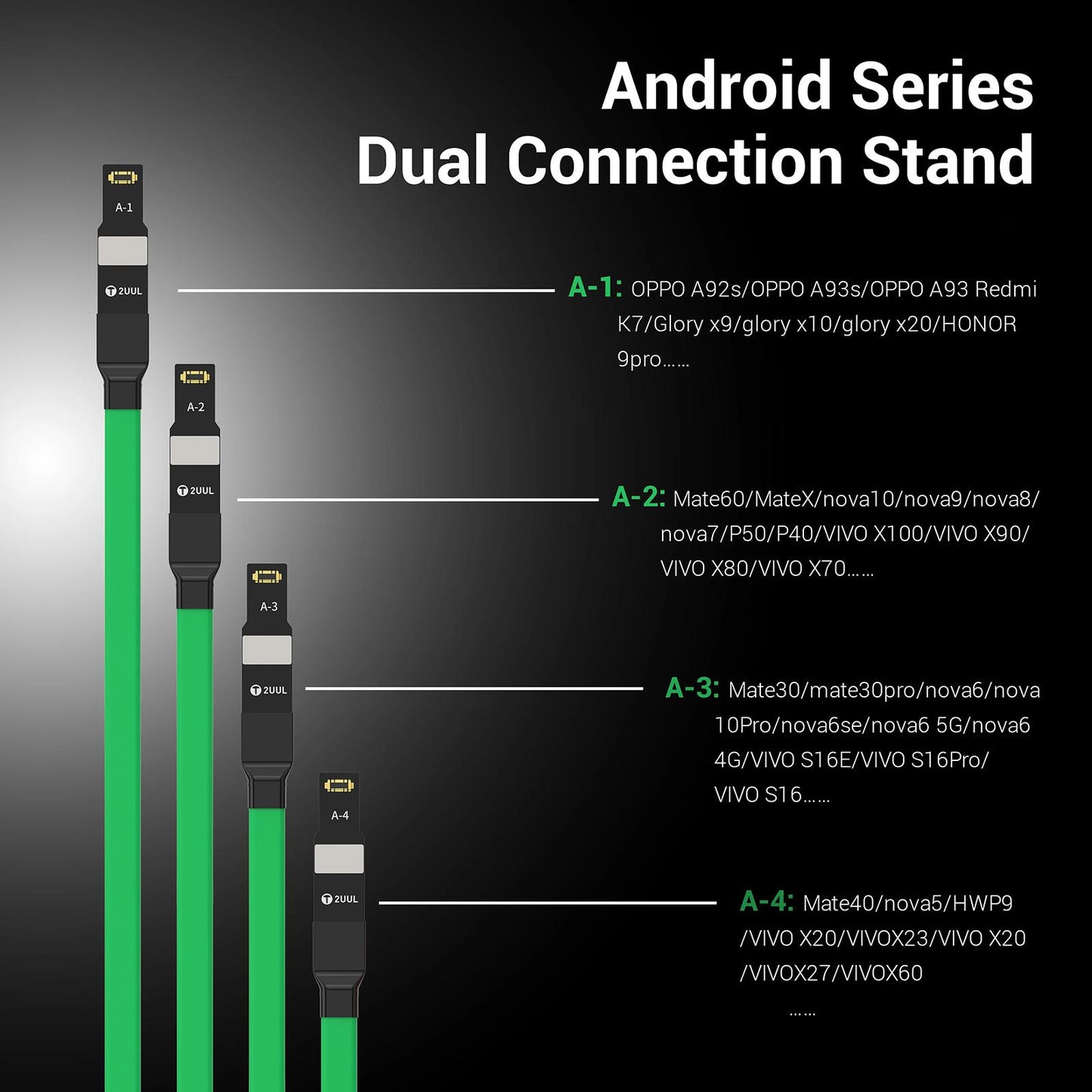 2UUL PW02 Power Cable for Apple iPhone / Android Series