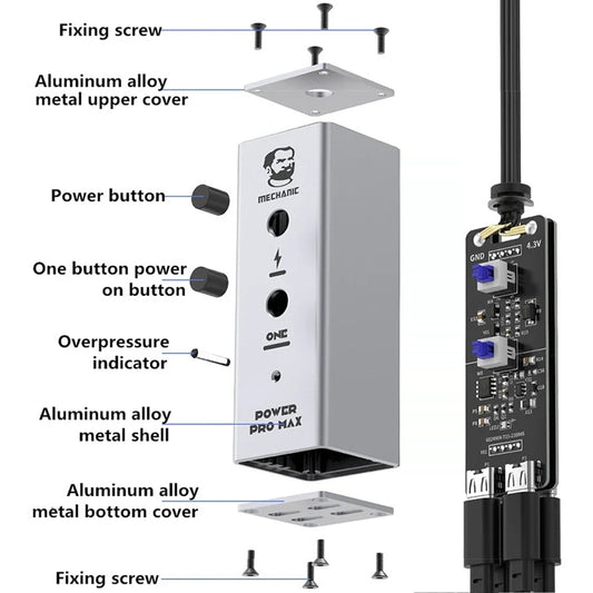 Cable de Alimentación Mechanic Power Pro Max para Apple iPhone 6 - 13 Pro Max Series