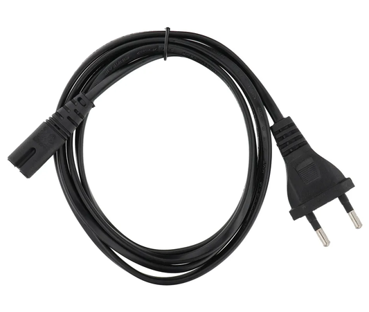Cable de Alimentación OEM, 2 Pines, 1.5m, Negro