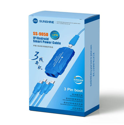 Cable de alimentación Sunshine SS-905D 21 Type para Apple iPhone / Serie Android