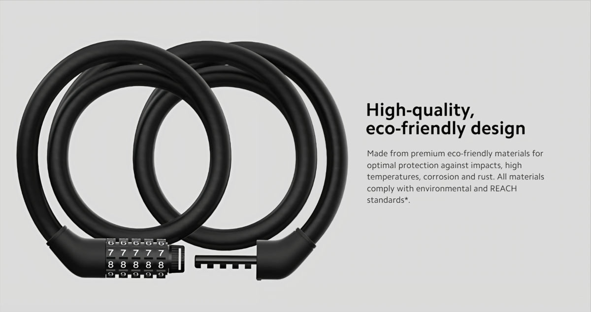 Cable antirrobo Xiaomi para patinete eléctrico, negro BHR6751GL