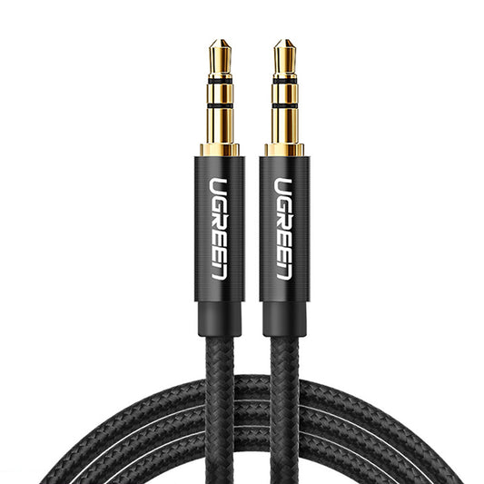 Cable de Audio 3.5mm - 3.5mm UGREEN AV112, 1m, Negro