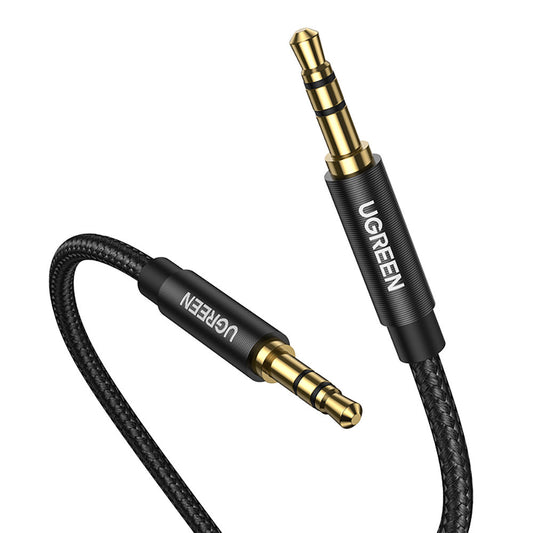 Cable de Audio 3.5mm - 3.5mm UGREEN AV112, 1m, Negro