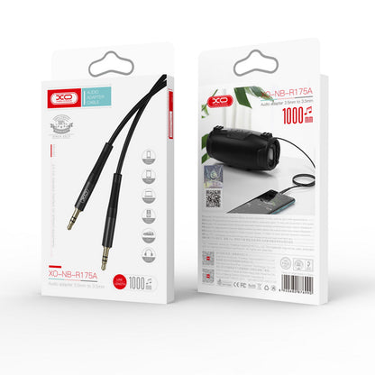 Cable de Audio 3.5mm - 3.5mm XO Design NB-R175B, 2m, Negro