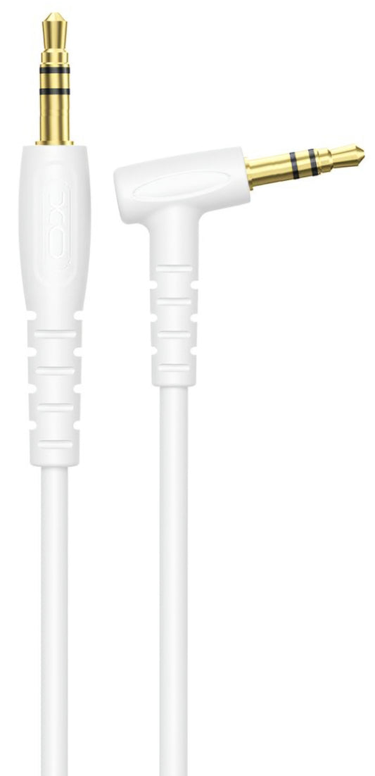 Cable de Audio 3.5mm - 3.5mm XO Design NB-R272, 1m, Blanco