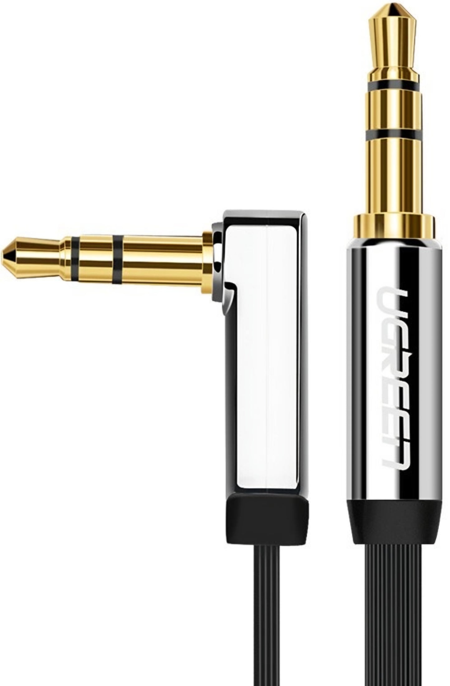 Cable Audio 3.5mm - 3.5mm UGREEN AV119 Angled, 3m, Negro