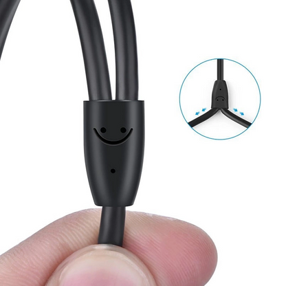 Cable de Audio 3.5mm - 2 x RCA UGREEN AV116, 1m, Negro
