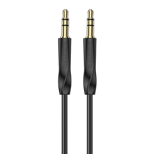 Cable de audio de 3,5 mm - Cable de audio de 3,5 mm BL16, 1 m, negro 