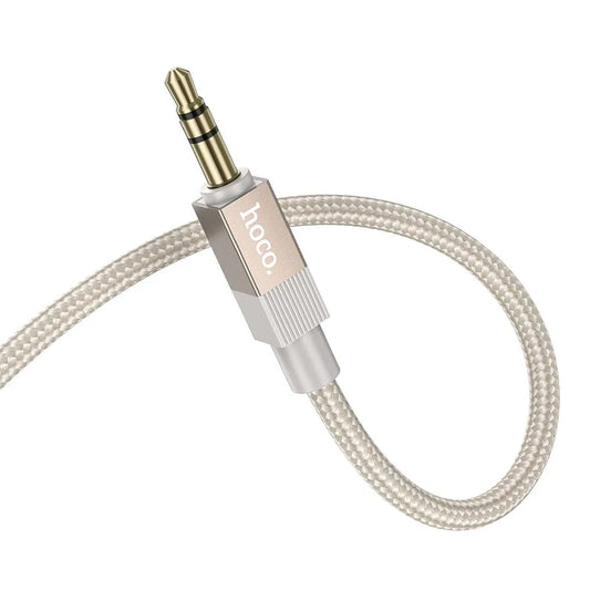 Cable de Audio 3.5mm - 3.5mm HOCO UPA32, 1m, Dorado