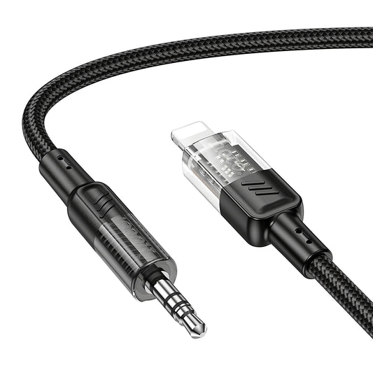 Cable Audio Lightning - 3.5mm HOCO UPA27, 1.2m, Negro