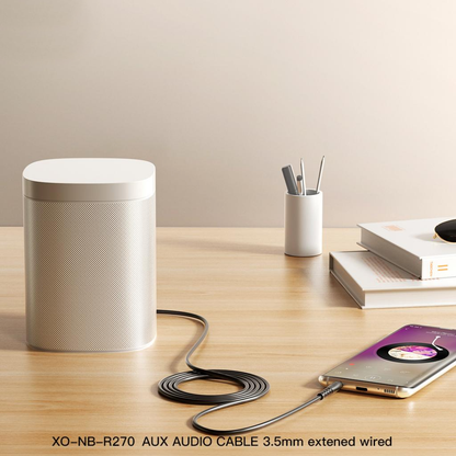 Cable de Audio 3.5mm - 3.5mm XO Design NB-R270, 1m, Negro