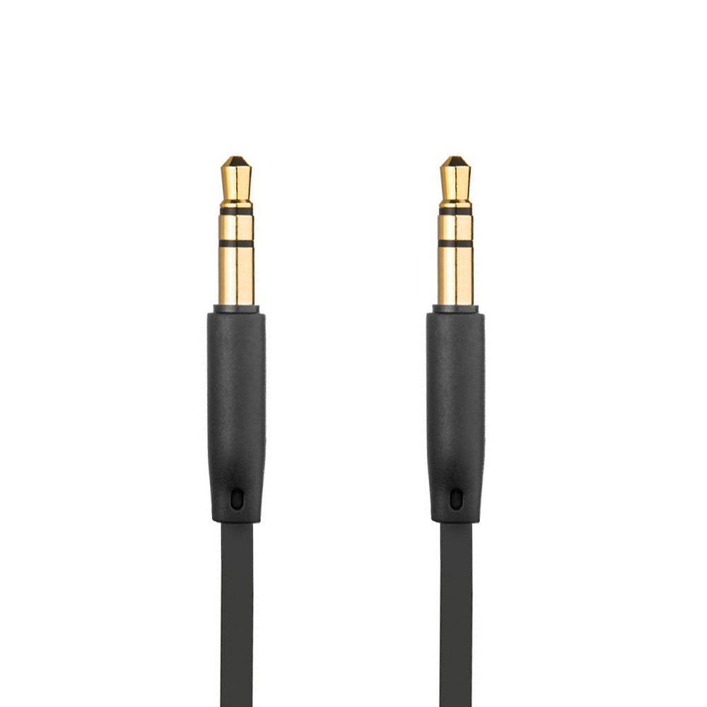 Cable de Audio 3.5mm - 3.5mm Fixed, 1m, Negro