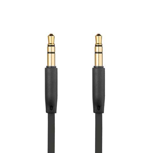 Cable de Audio 3.5mm - 3.5mm Fixed, 1m, Negro