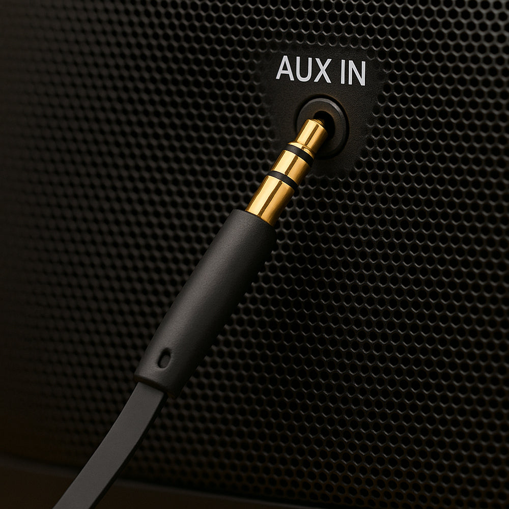 Cable de Audio 3.5mm - 3.5mm Fixed, 1m, Negro
