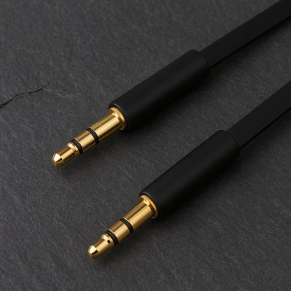 Cable de Audio 3.5mm - 3.5mm Fixed, 1m, Negro
