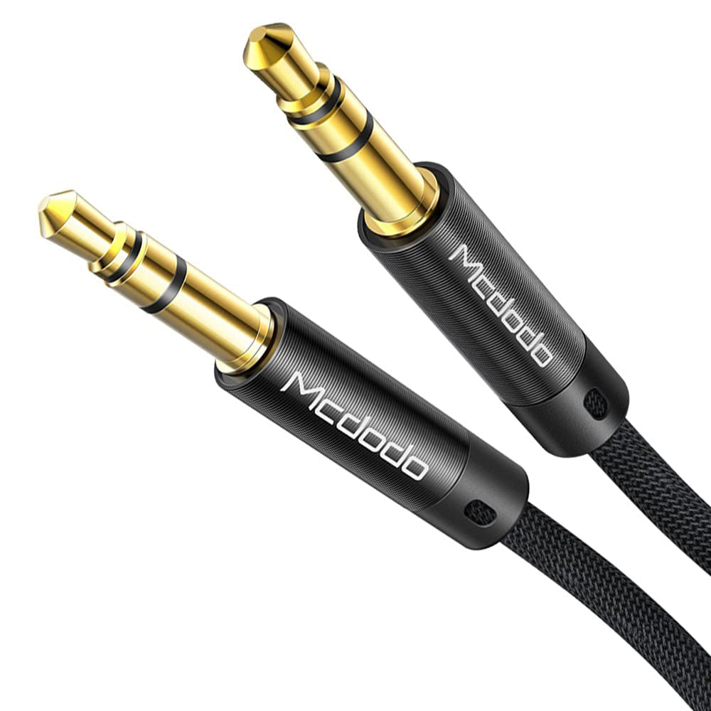 Cable de Audio 3.5mm - 3.5mm McDodo CA-6640, 1.2m, Negro
