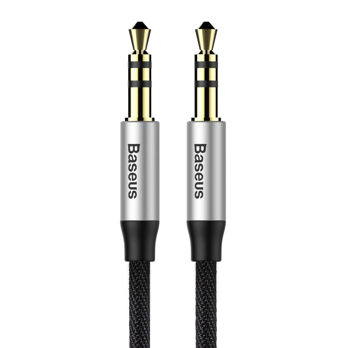 Cable de audio 3,5mm - 3,5mm Baseus Yiven Yiven M30, 1m, Negro CAM30-BS1 